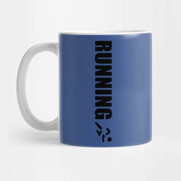 Cool Running Cartoon with Runner Symbol